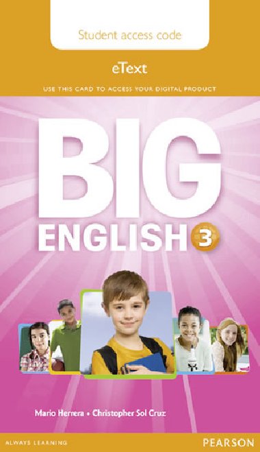 Big English 3 Pupils eText Access Code (standalone) - Herrera Mario