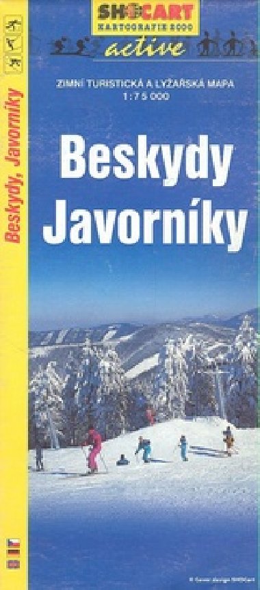 Beskydy Javornky 1:75 000 - Zimn turistick a lyask mapa - Shocart