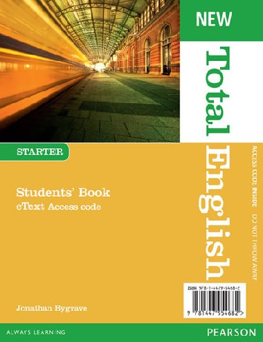 New Total English Starter eText Students Book Access Card - Bygrave Jonathan