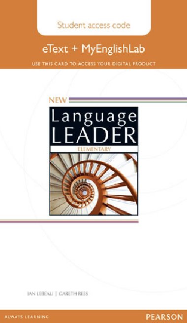 New Language Leader Elementary eText Access Card with MyEnglishLab Pack - Lebeau Ian