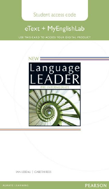 New Language Leader Pre-Intermediate eText Access Card with MyEnglishLab - Lebeau Ian