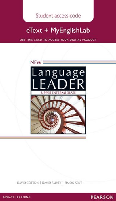 New Language Leader Upper Intermediate eText Access Card with MyEnglishLab Pack - Cotton David