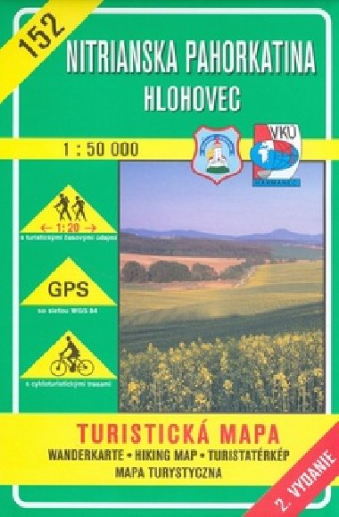 Nitrianska Pahorkatina Hlohovec - mapa VK 1:50 000 slo 152 - Vojensk kartografick stav
