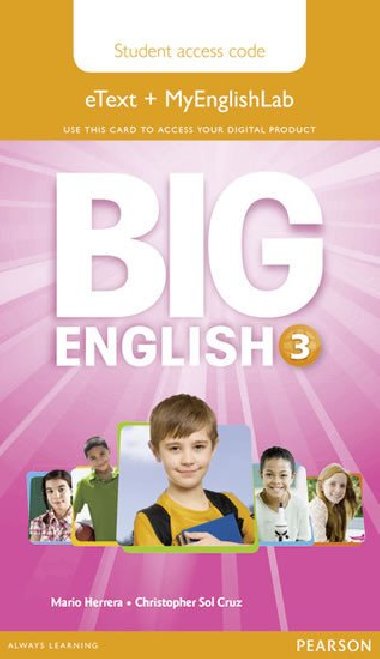 Big English 3 Pupils eText and MEL Access Code - Herrera Mario