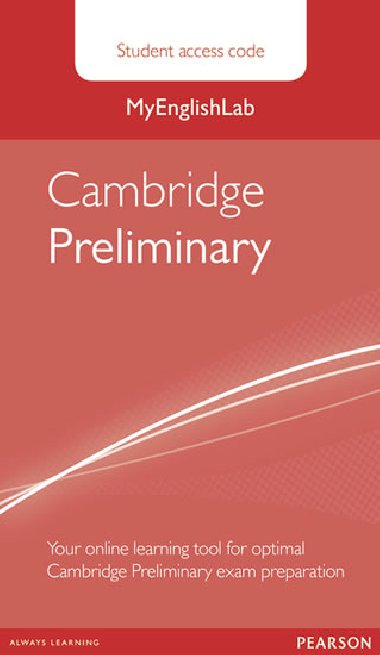 MyEnglishLab Cambridge Preliminary Standalone Student Access Card - neuveden