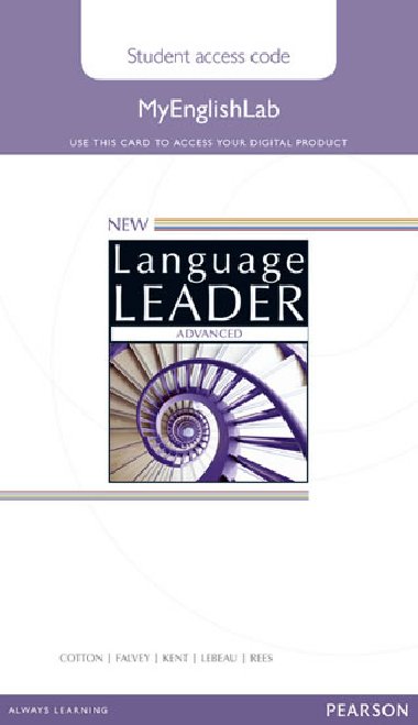 New Language Leader Advanced MyEnglishLab Access Card Standalone - kolektiv autor