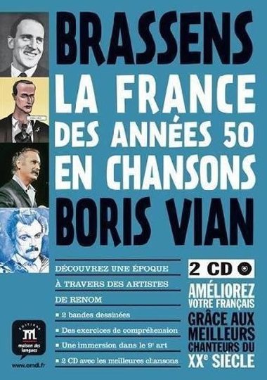 La France des annes 50 en chansons - Livre + 2CD - neuveden
