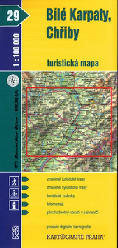Bl Karpaty - Chiby - mapa Kartografie 1:100 000 slo 29 - Kartografie