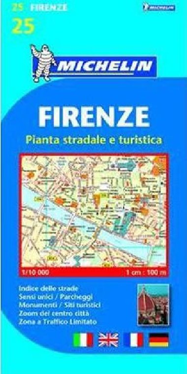 Firenze (Florence) Town Plan - neuveden