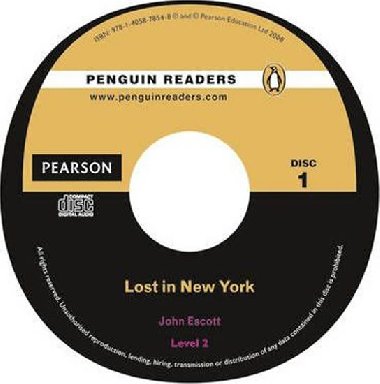 Level 2: Lost in New York Book/CD Pack - Escott John