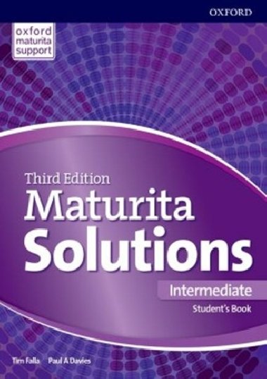 Maturita Solutions, 3rd Edition Intermediate Students Book (Slovensk verze) - Falla Tim, Davies Paul A.