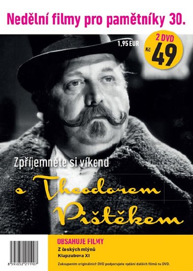 Nedln filmy pro pamtnky 30. - Theodor Pitk - 2 DVD poetka - neuveden