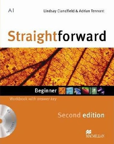 Straightforward 2nd Edition Beginner Workbook & Audio CD with Key - Clandfield Lindsay