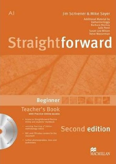 Straightforward 2nd Edition Beginner Teachers Book Pack - Scrivener Jim