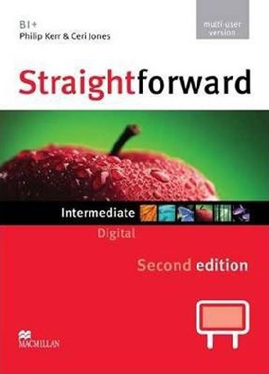 Straightforward 2nd Edition Intermediate IWB DVD-ROM multiple user - kolektiv autor