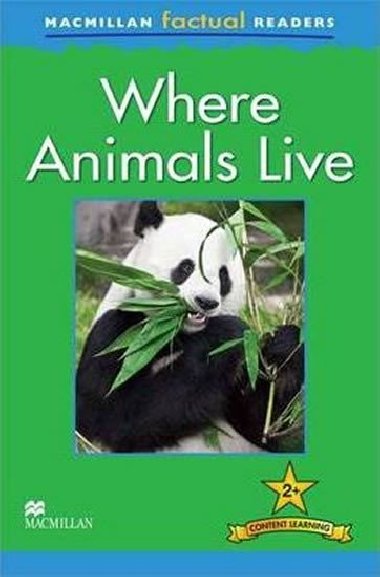 Macmillan Factual Readers 2+ Where Animals Live - Stones Brenda