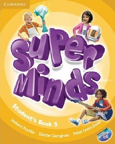 Super Minds 5 Students Book with DVD-ROM - Puchta Herbert