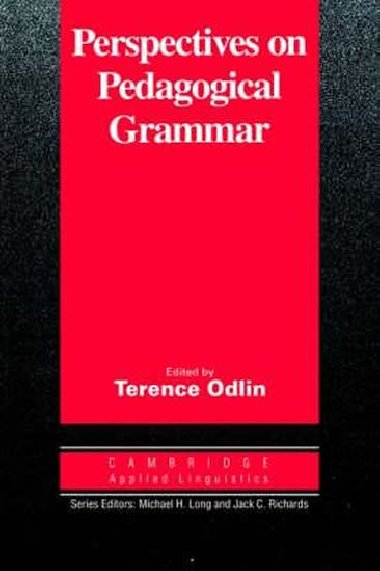 Perspectives on Pedagogical Grammar - Odlin Terence