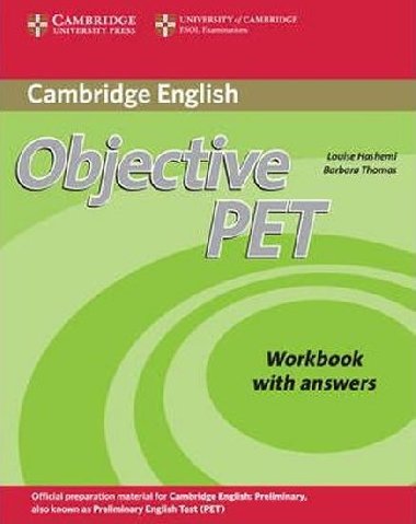 Objective PET Workbook with answers - Louise Hashemi