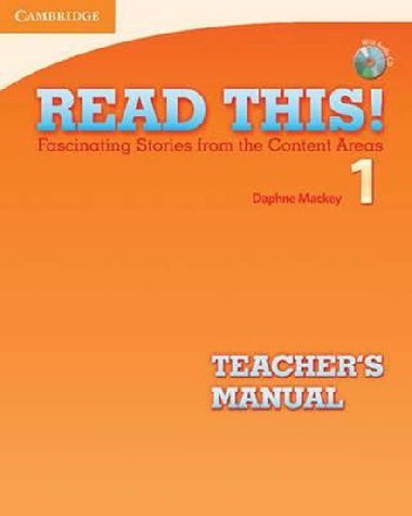 Read This! Level 1 Teachers Manual with Audio CD - Mackey Daphne