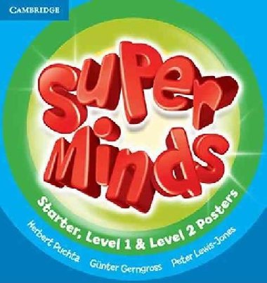 Super Minds Starter Level 1 & 2 Posters (15) - Puchta Herbert