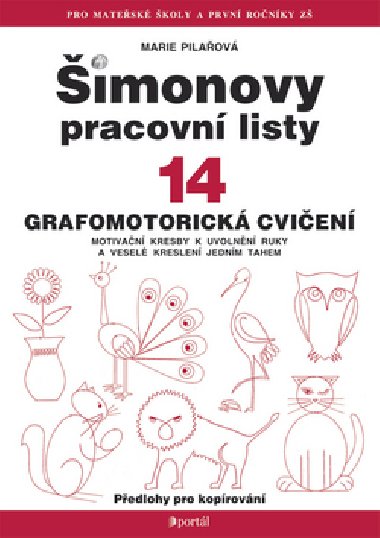 imonovy pracovn listy 14 - grafomotorick cvien - Marie Pilaov