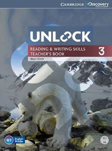 Unlock Level 3 Reading and Writing Skills Teachers Book with DVD - Firth Matt