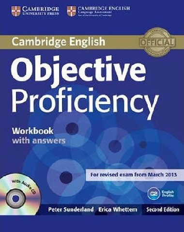 Objective Proficiency Workbook with Answers with Audio CD - Sunderland Peter