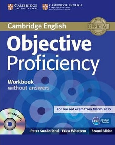 Objective Proficiency Workbook without Answers with Audio CD - Sunderland Peter