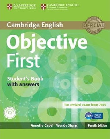 Objective First Students Book with Answers with CD-ROM - Capel Annette