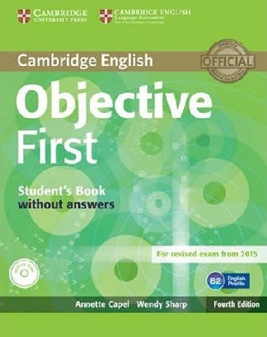 Objective First Students Book without Answers with CD-ROM - Capel Annette