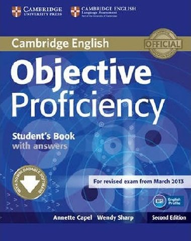 Objective Proficiency Students Book with Answers with Downloadable Software, 2 ed - Capel Annette