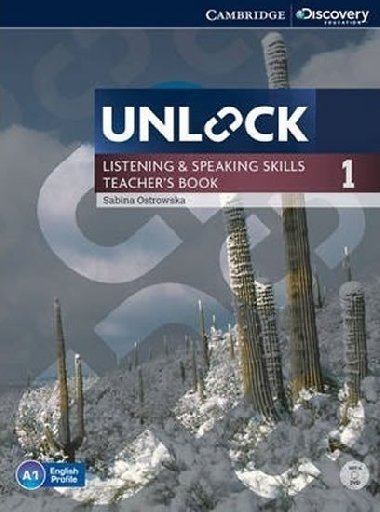 Unlock Level 1 Listening and Speaking Skills Teachers Book with DVD - Ostrowska Sabina