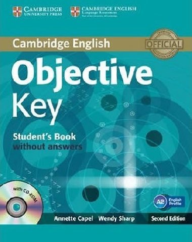 Objective Key Students Book without Answers with CD-ROM - Capel Annette