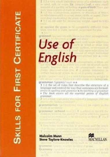 SIll for First Certificate Use of English - Mann Malcolm