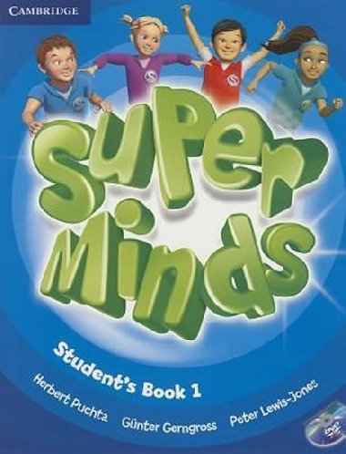 SUPER MINDS 1 STUDENTS BOOK+DVD - 