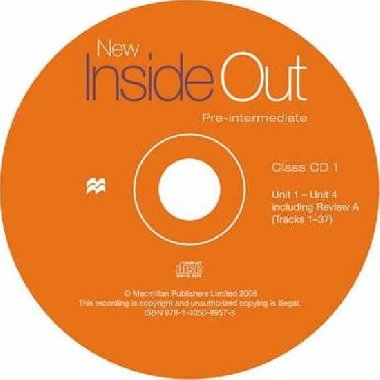 New Inside Out Pre-Intermediate Class Audio CDs - Kay Sue
