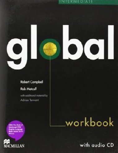 Global Intermediate Workbook without Answer Key with Audio CD - Tennant Adrian