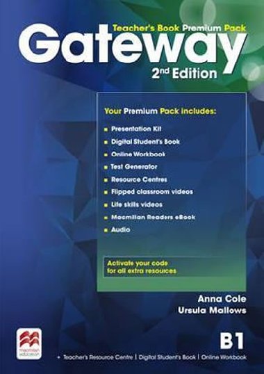 Gateway B1 Teachers Book Premium Pack - Cole Anna