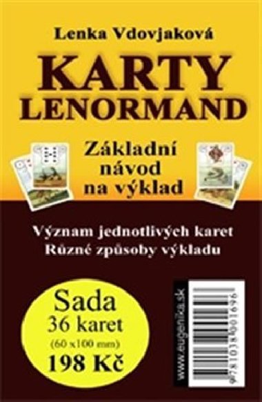 Karty Lenormand - Lenka Vdovjakov