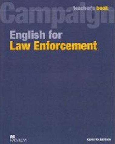 English for Law Enforcement Teachers Book - Richardson Karen