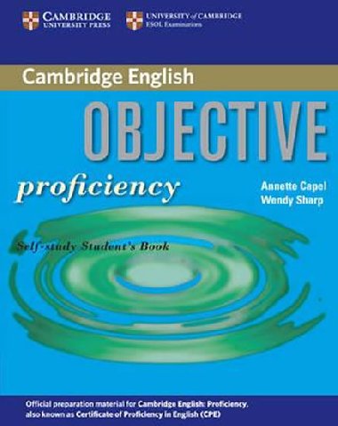 Objective Proficiency Self-study Students Book - Capel Annette