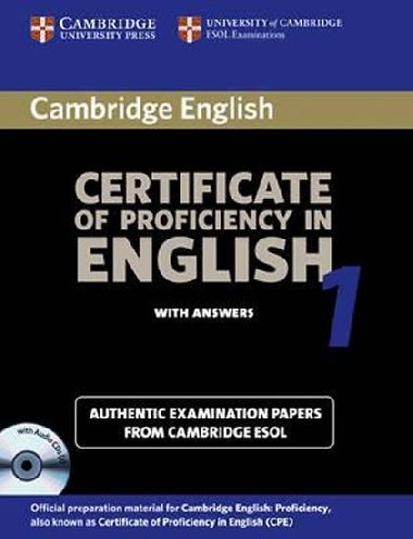Cambridge Certificate of Proficiency in English 1 Self-Study Pack - kolektiv autor