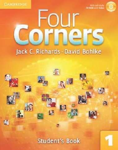 Four Corners Level 1 Students Book with Self-study CD-ROM - Richards Jack C.