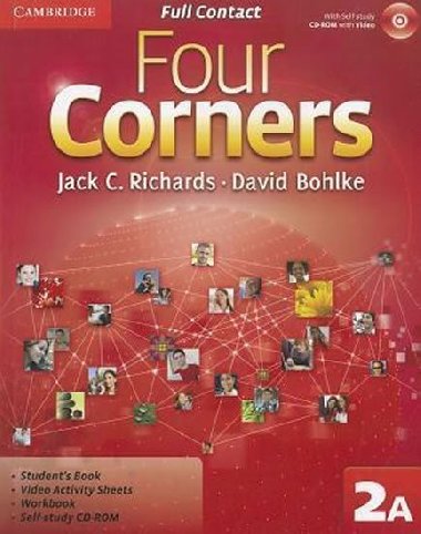 Four Corners Level 2 Full Contact A with Self-study CD-ROM - Richards Jack C.