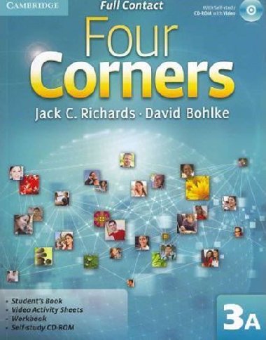 Four Corners Level 3 Full Contact A with Self-study CD-ROM - Richards Jack C.