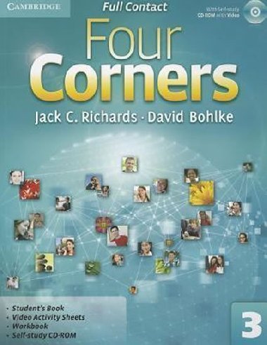 Four Corners Level 3 Full Contact with Self-study CD-ROM - Richards Jack C.