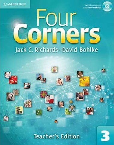 Four Corners Level 3 Teachers Edition with Assessment Audio CD/CD-ROM - Richards Jack C.