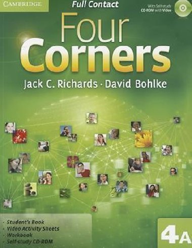 Four Corners Level 4 Full Contact A with Self-study CD-ROM - Richards Jack C.