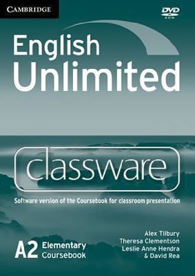 English Unlimited Elementary Classware DVD-ROM A2 - Tilbury Alex
